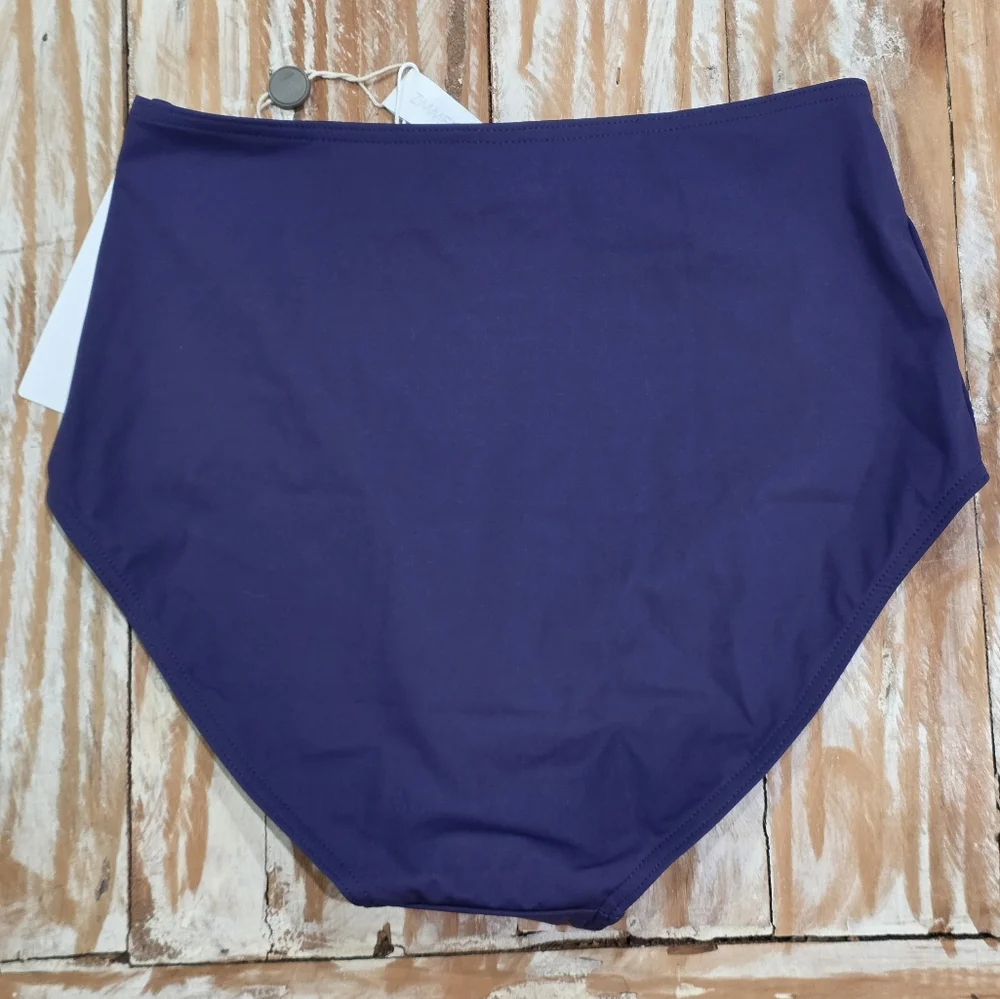 NWT Zimmermann Separates Sculpt High Waist Pant Bikini‎ Bottoms Navy 6 - Picture 5 of 5